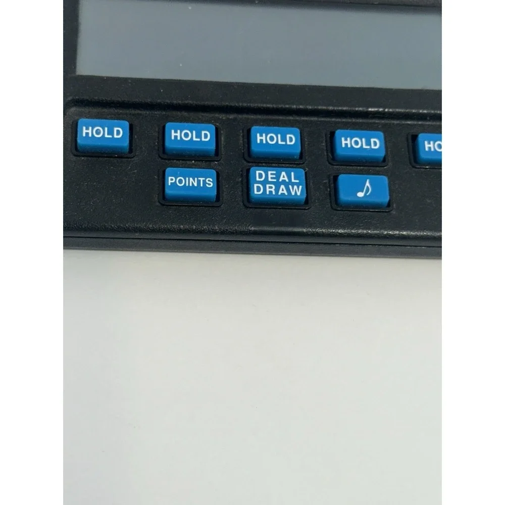 Radica Pocket Poker Royal Flush 3000 Model 1310 Electronic Handheld Game Tested